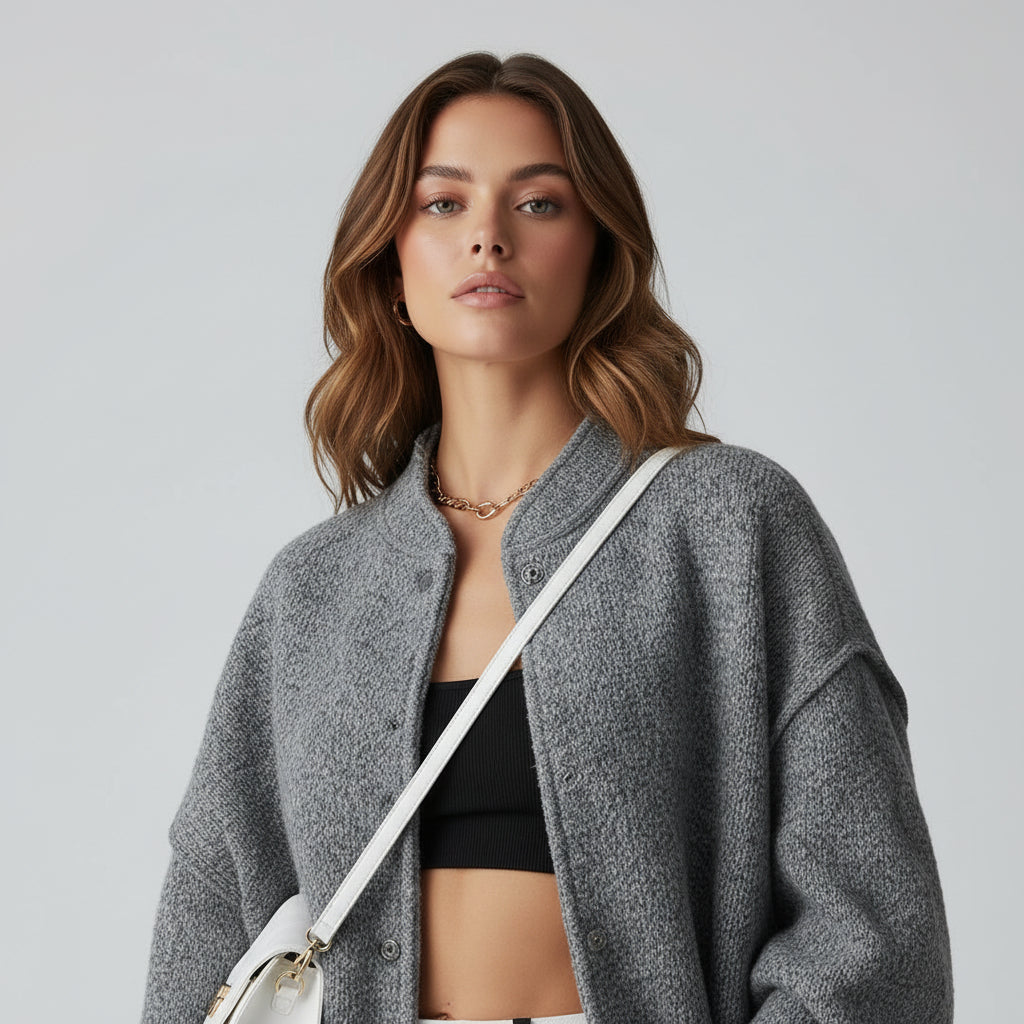 Nola | Oversized Bomber Jacket