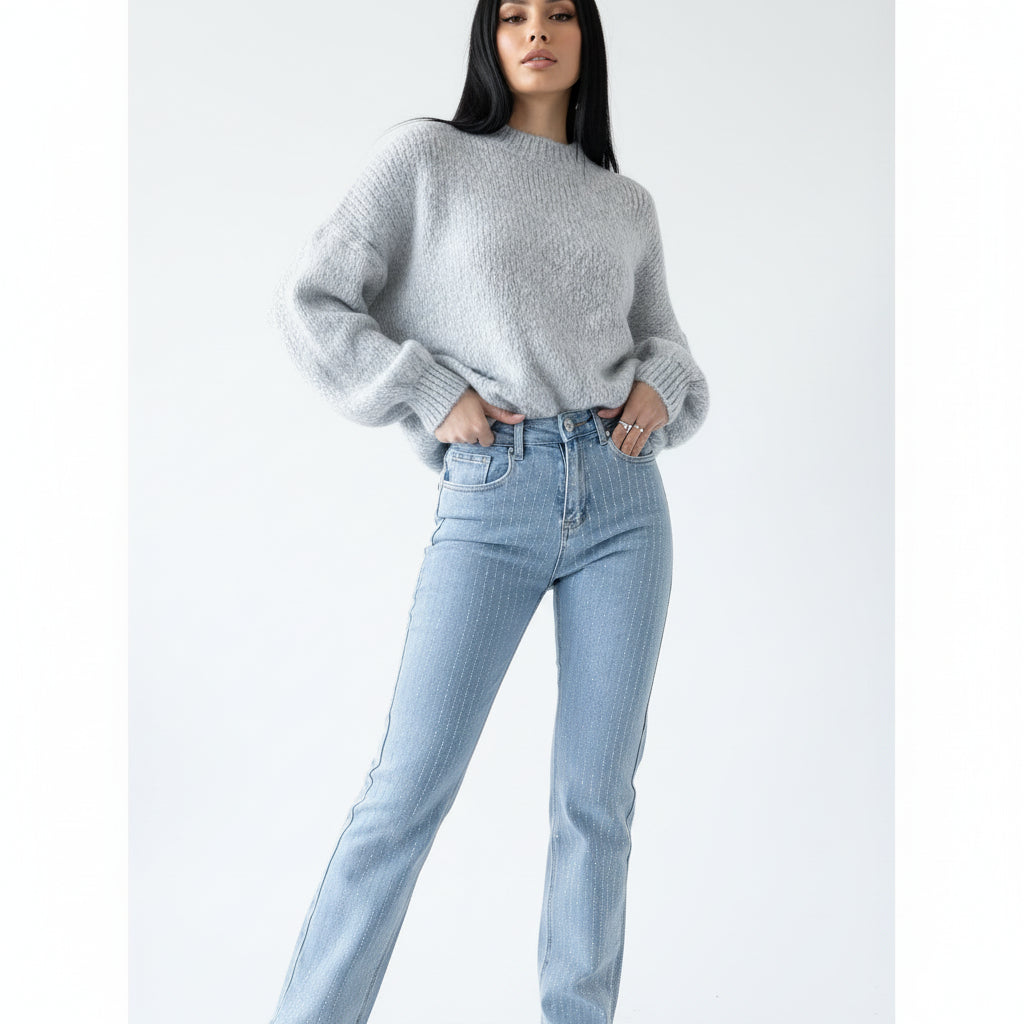 Valentina | Glitter Denim Jeans