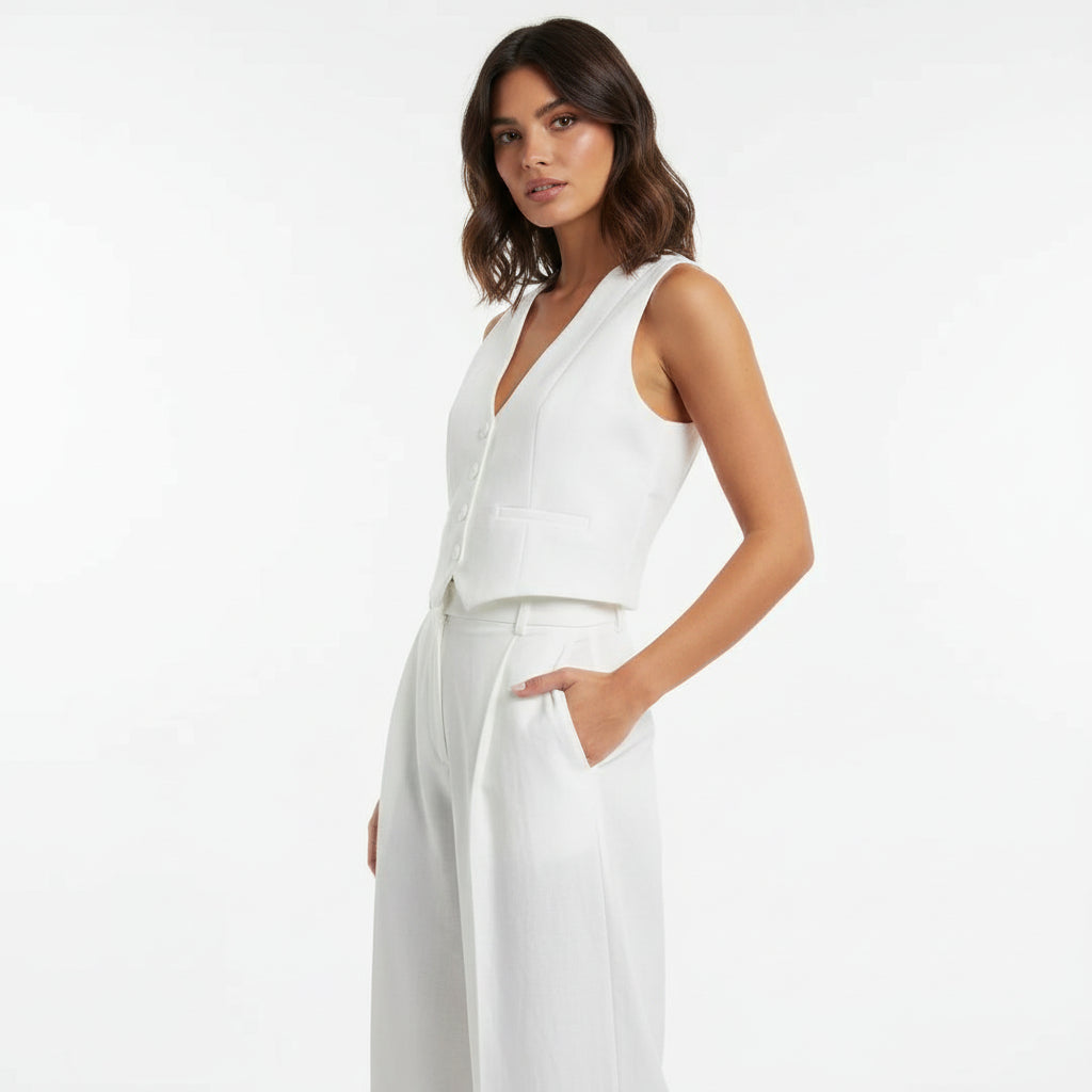 Viola | Top Gilet Corto