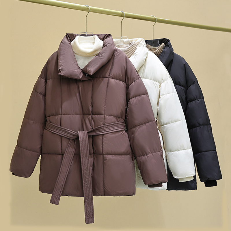 Asia - Belted Puffer Jacket