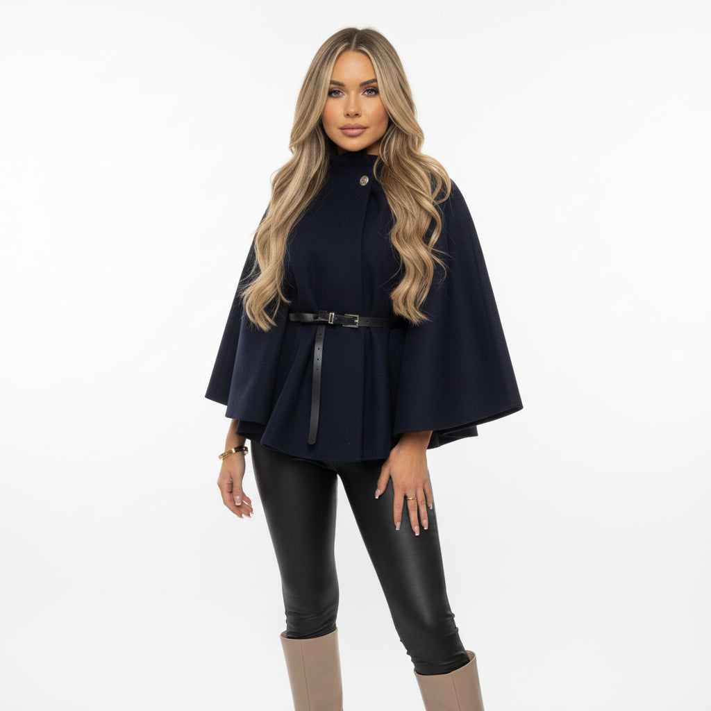 Camille - Waist Tie Poncho