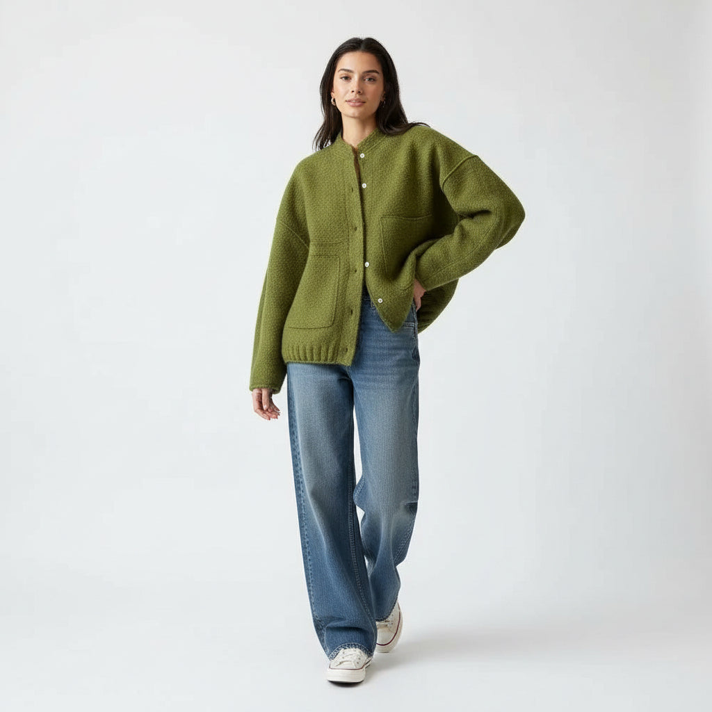 Nola | Oversized Bomber Jacket