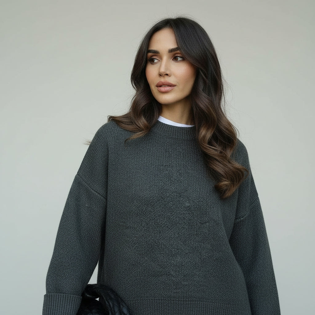 Nathalie - Completo autunnale in maglia calda