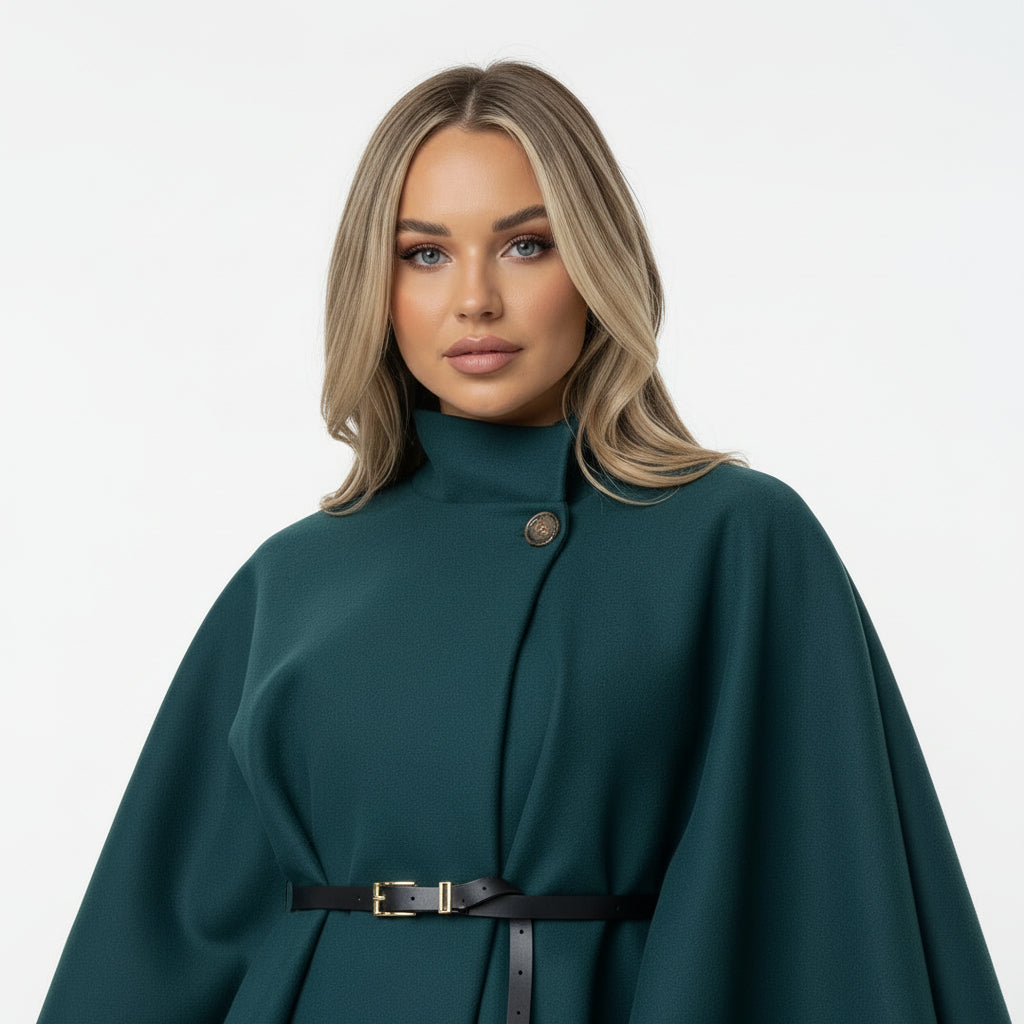 Camille - Waist Tie Poncho