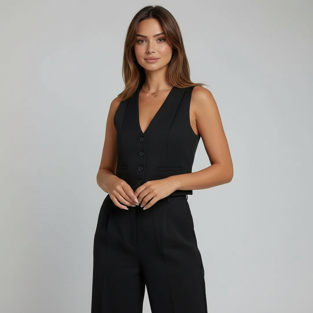 Viola | Top Gilet Corto