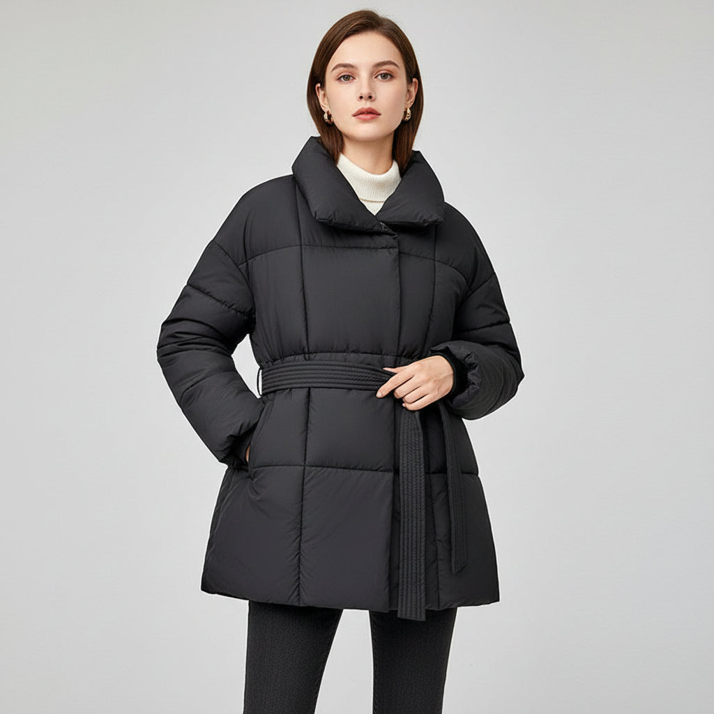 Asia - Belted Puffer Jacket