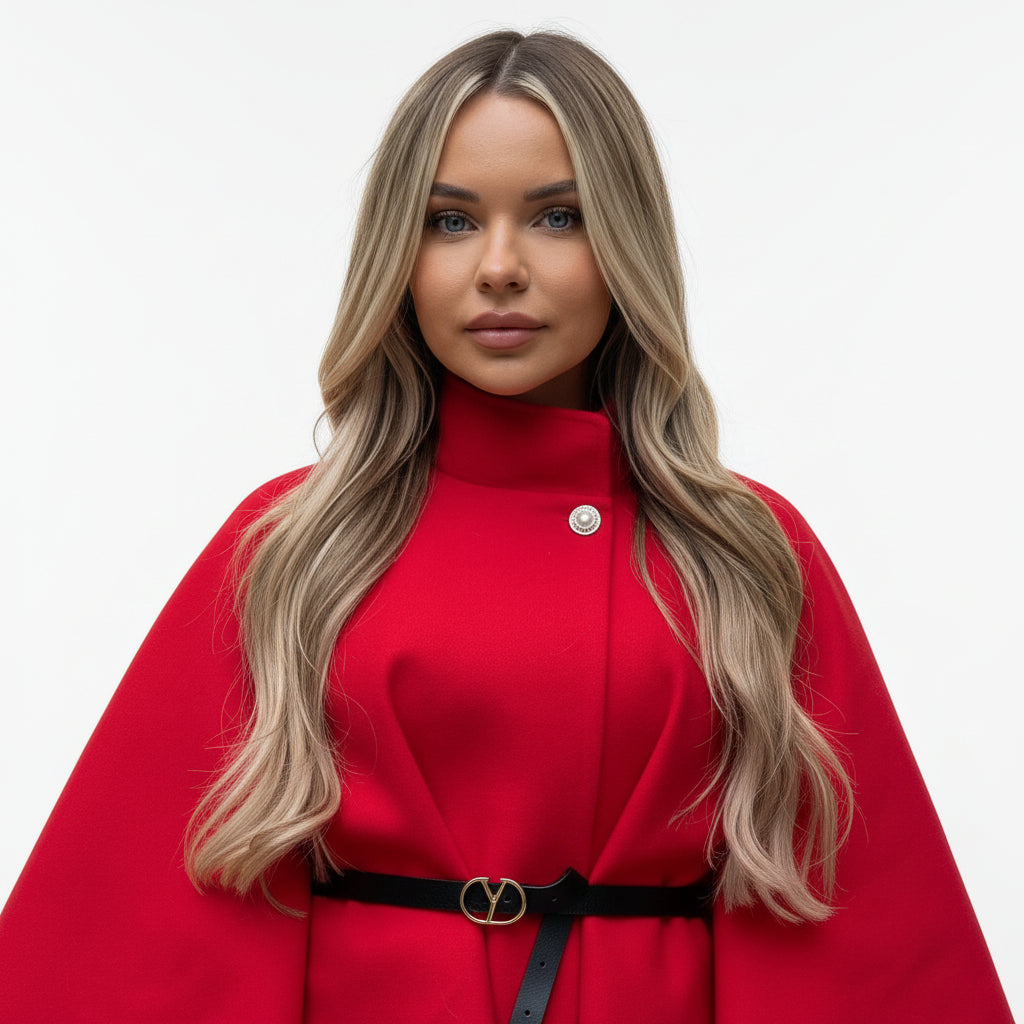 Camille - Waist Tie Poncho