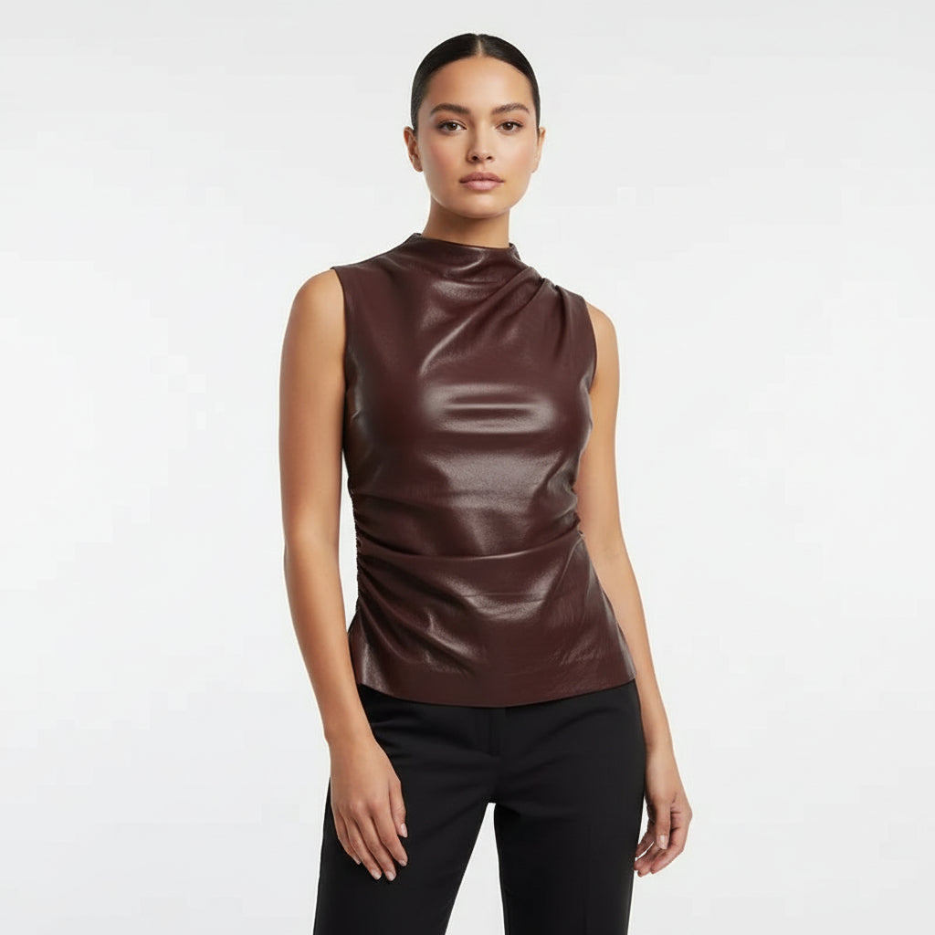 STELLA | TOP BURGUNDY