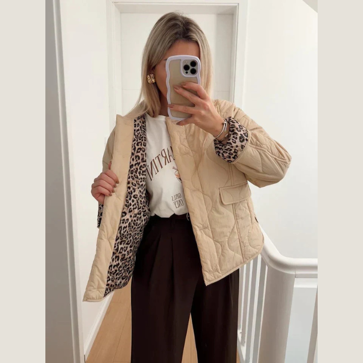 Leonne | Luxury Leopard Print Jacket