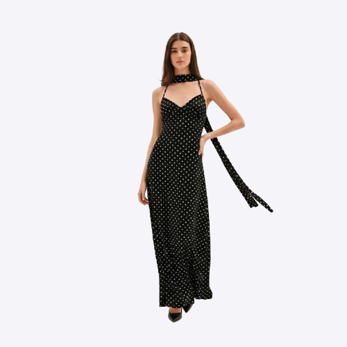Mermaid Dress – Timeless Elegance with Polka Dots