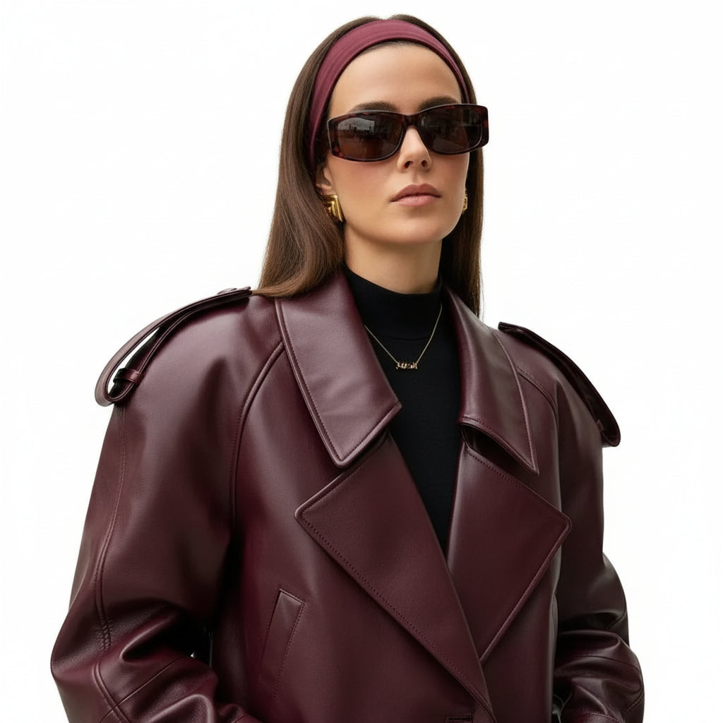 LINA | STYLISH AUTUMN LEATHER JACKET
