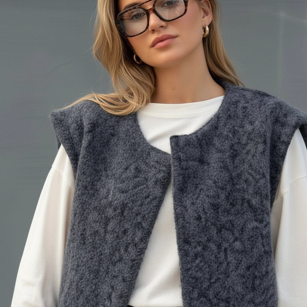 Emilia | Gilet Luxe Mohair