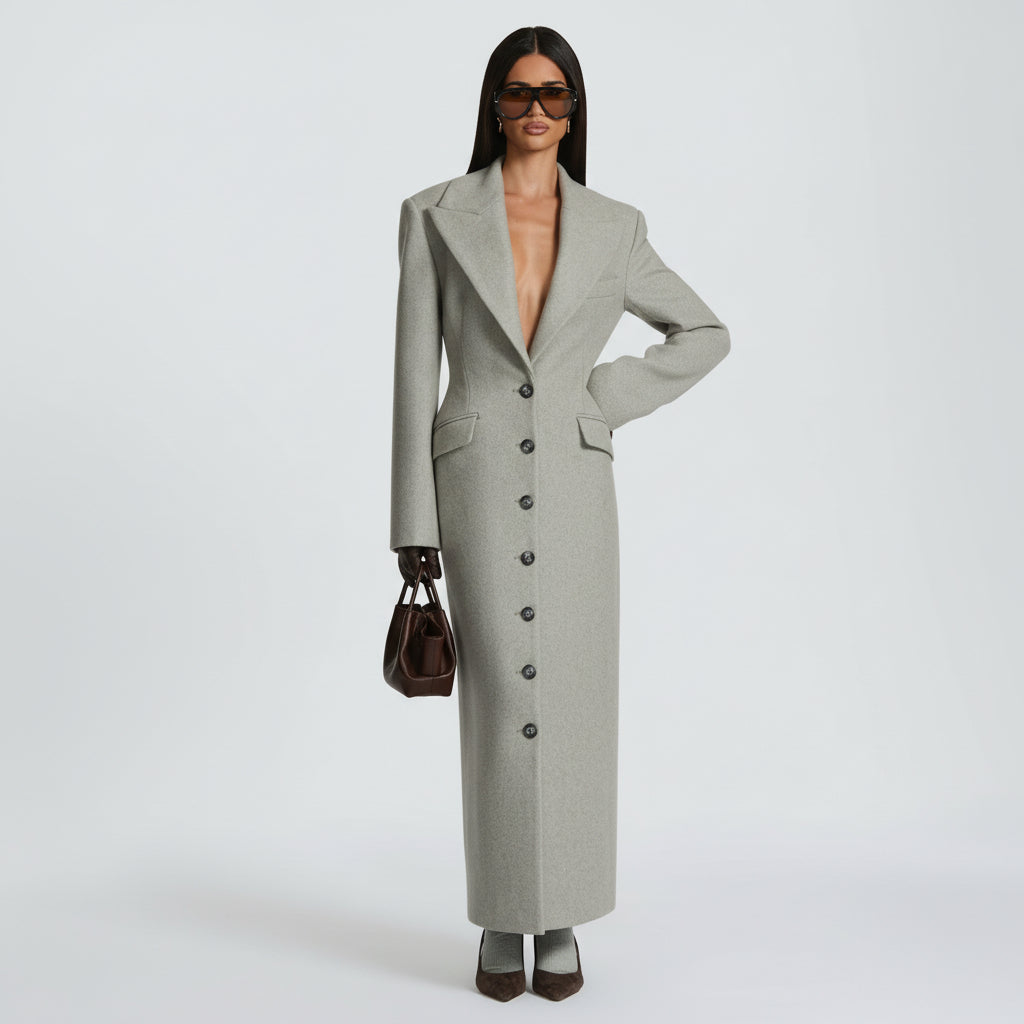 Ursula Coat - Light Grey
