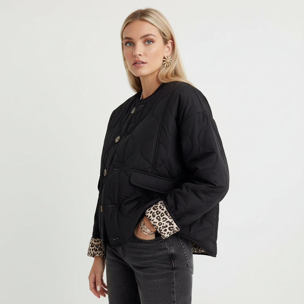 Leonne | Luxury Leopard Print Jacket