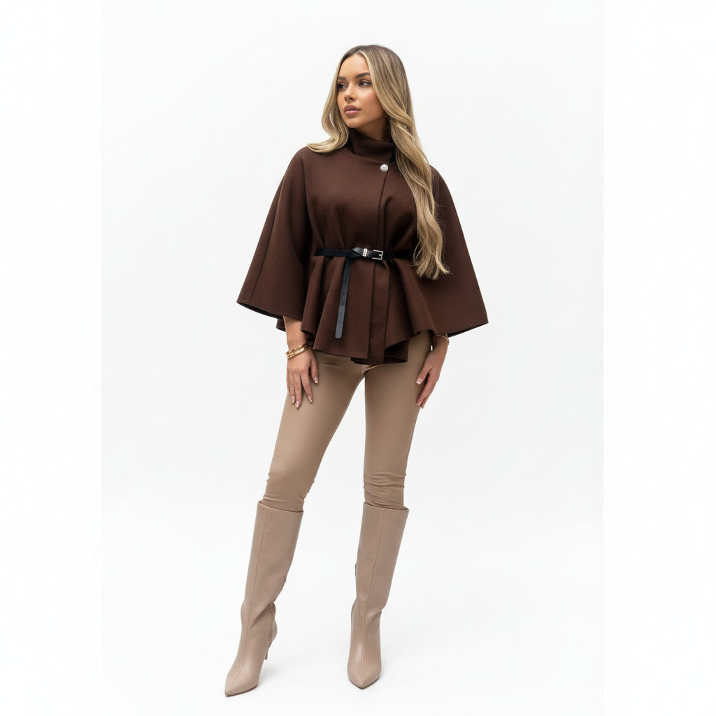 Camille - Waist Tie Poncho