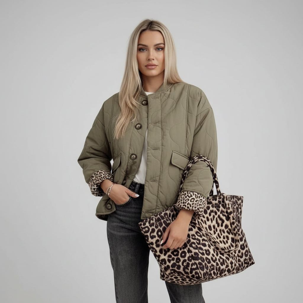 Leonne | Luxury Leopard Print Jacket