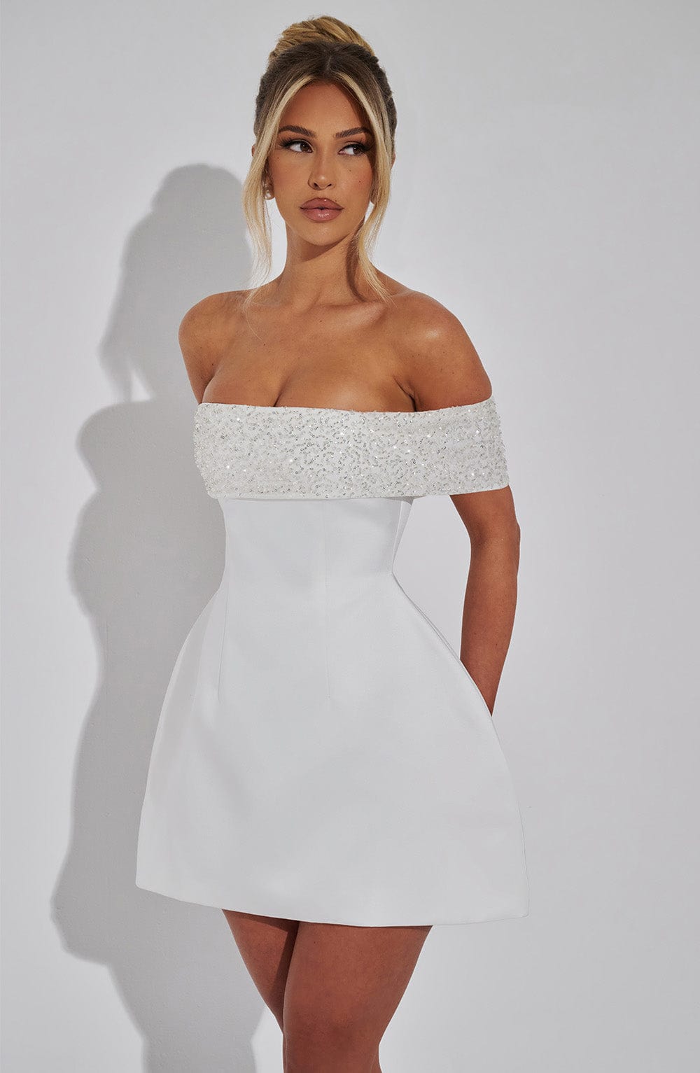 Mini Dress Noelle - Ivory