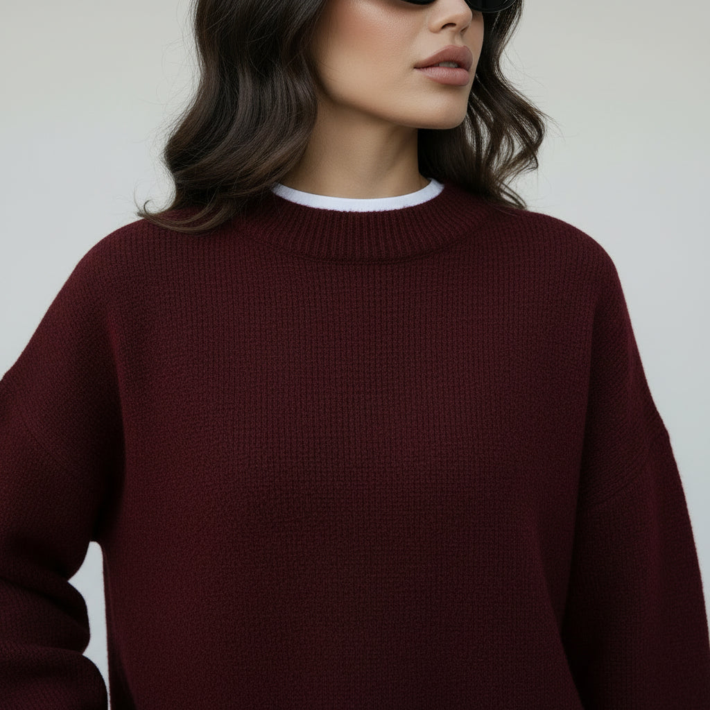 Nathalie - Completo autunnale in maglia calda