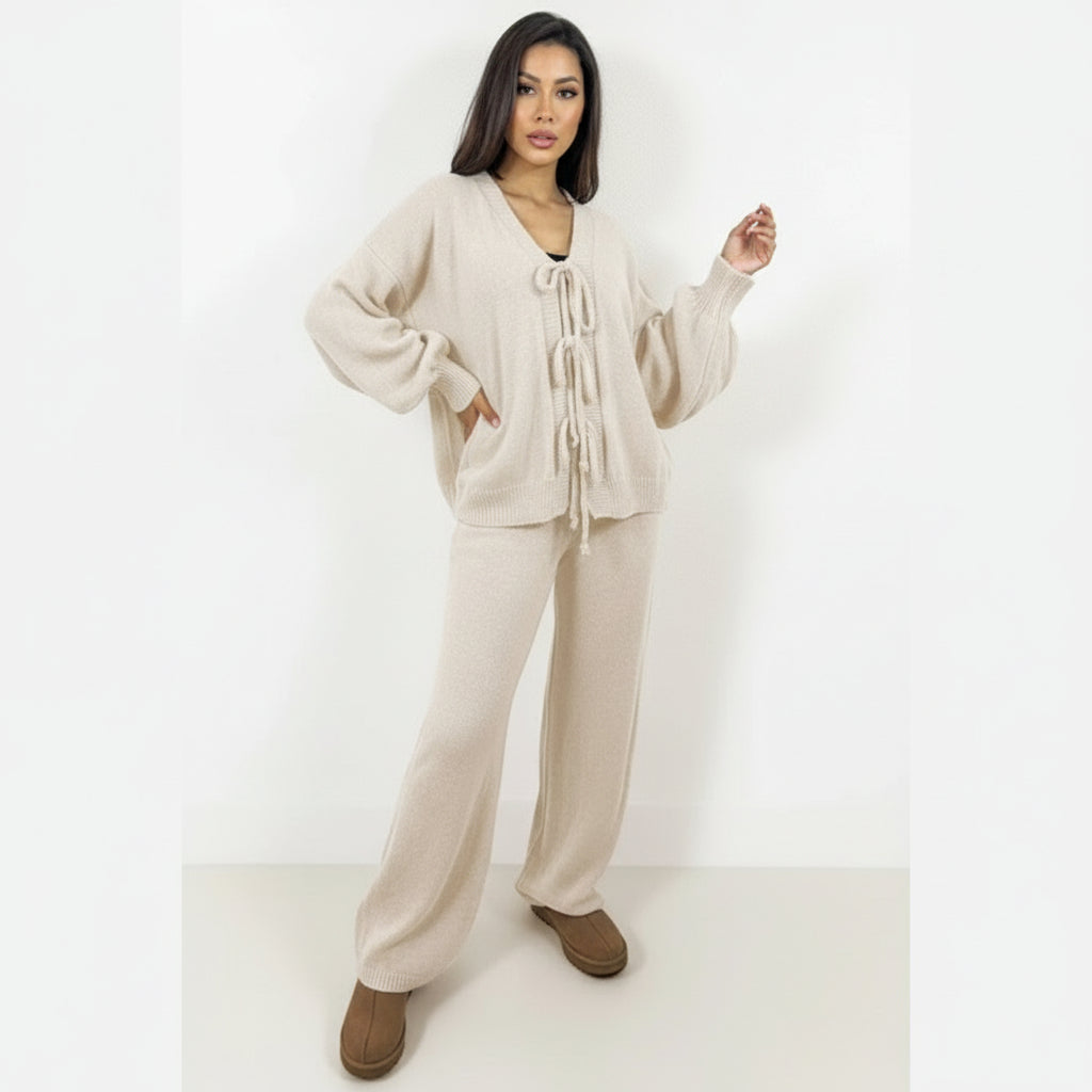 Amalia | Knitted Top with Front Knot