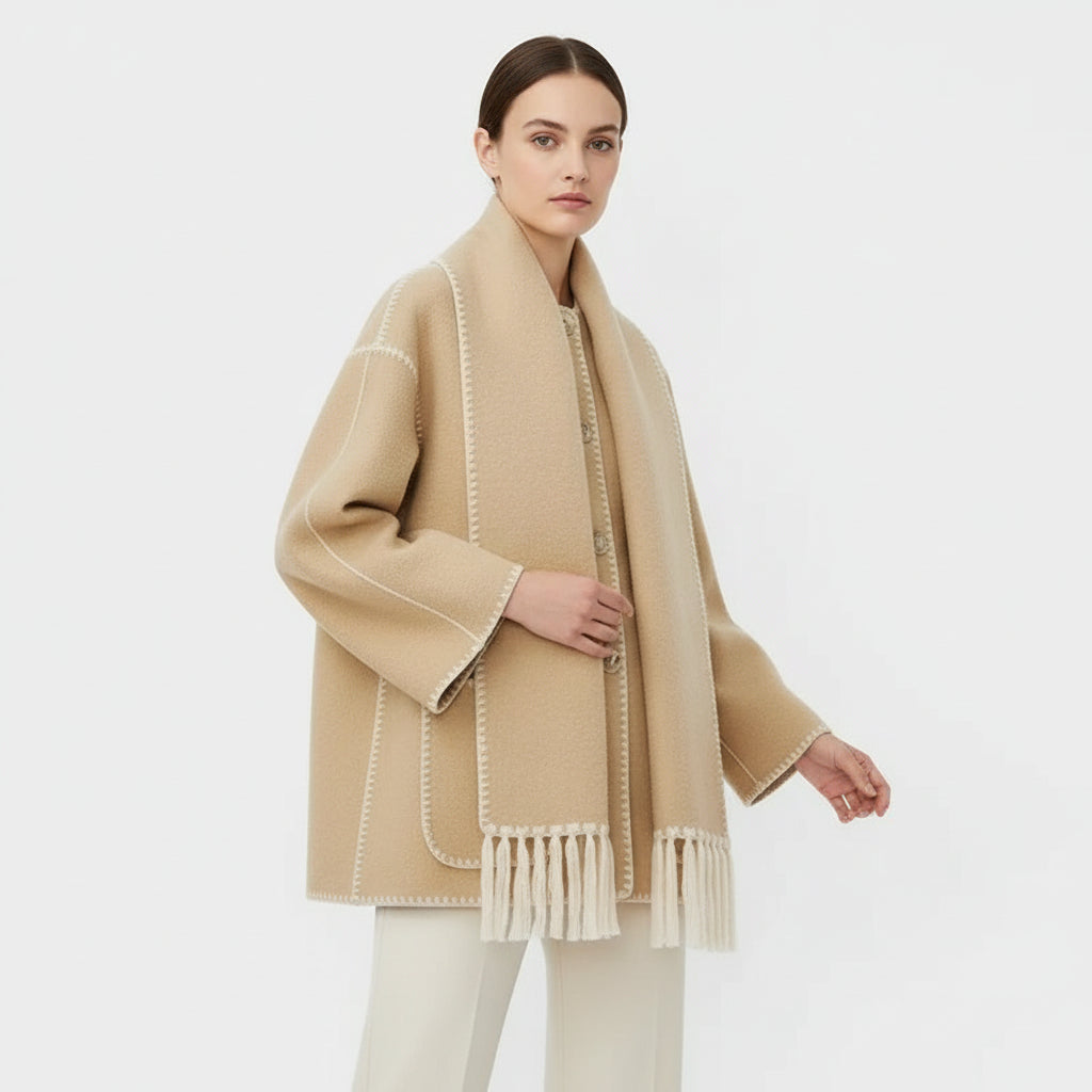 Claire | Coat with Scarf