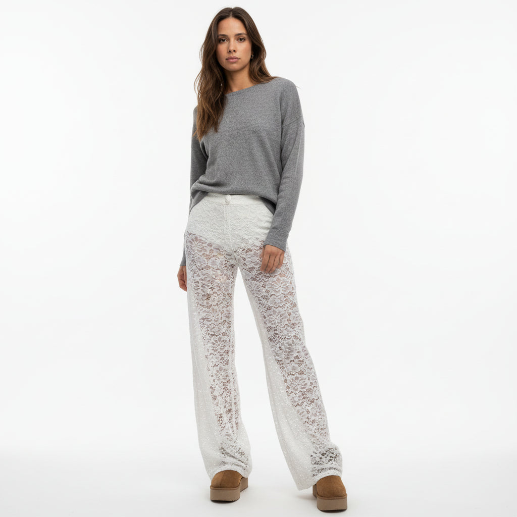 Lace Trousers | Luxe