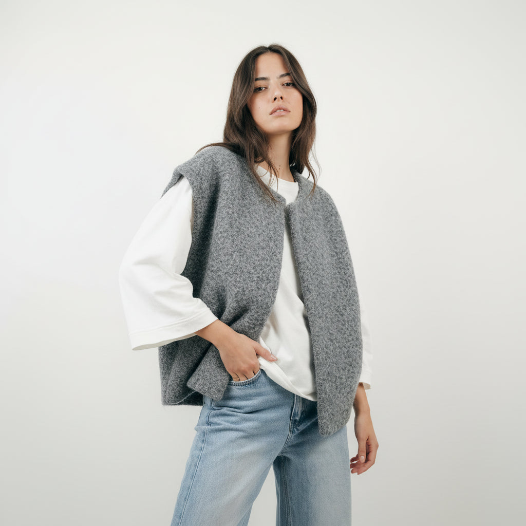 Ava | Gilet in Mohair Lussuoso