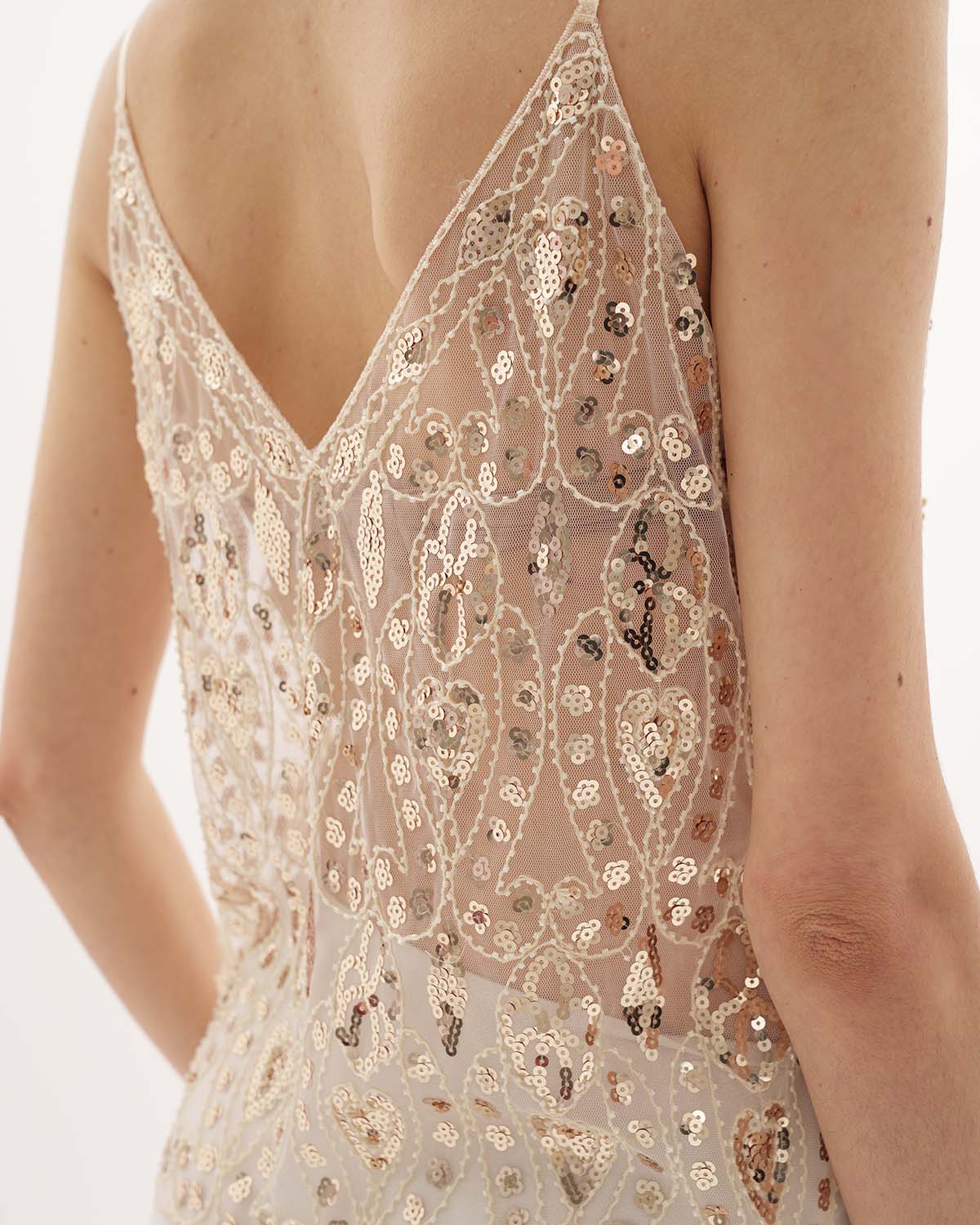 Top Decorato Cristina - Crema