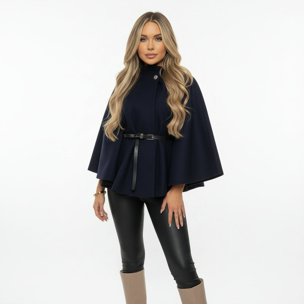 Camille - Waist Tie Poncho