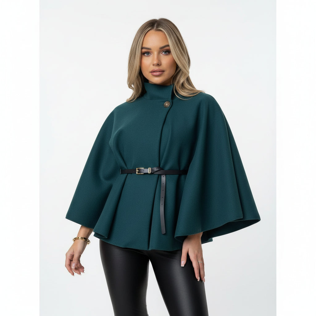 Camille - Waist Tie Poncho