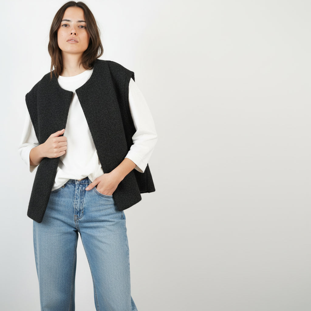 Ava | Gilet in Mohair Lussuoso
