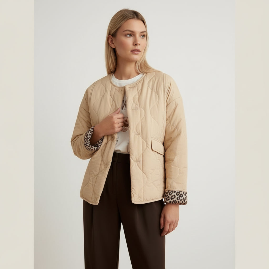 Leonne | Luxury Leopard Print Jacket