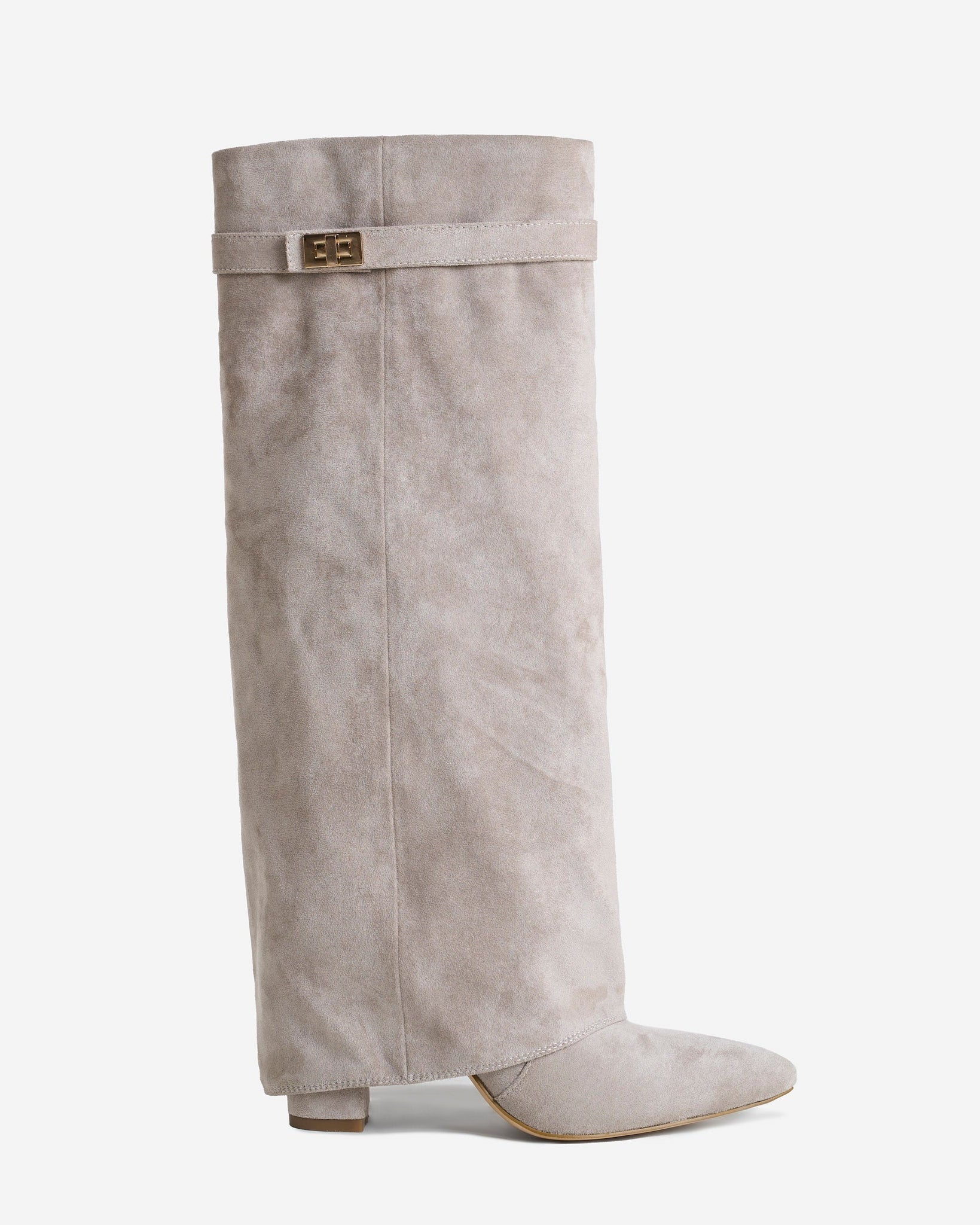 Knee-High Suede Boots Lavista - Taupe